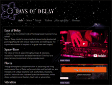 Tablet Screenshot of daysofdelay.com